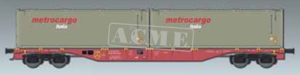 ACME 40439 - H0 - Containertragwagen Touax, Metrocargo Italia, Ep. V-VI